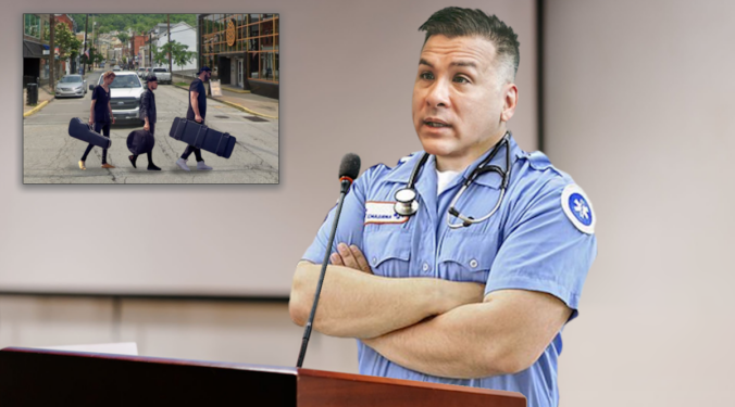 ems official talking at podium